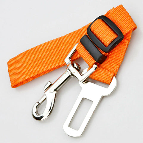 Adjustable Pet Dog Safety Car Vehicle Seat Belt Harness Lead Pet Seatbelt Nylon