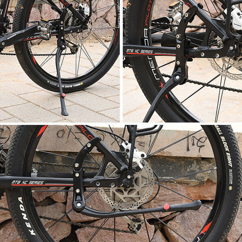 Strong Bike Bicycle Adjustable Side Kickstand Foot Kick Stand Parking Kick Stand