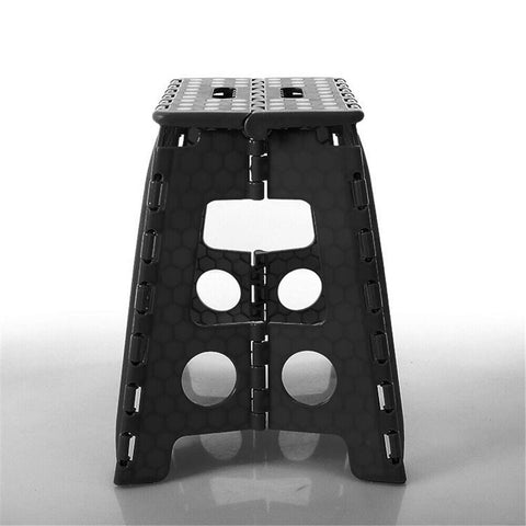 Folding Step Stool Plastic Camping Chair Store Flat Outdoor 39cm Portable Ladder