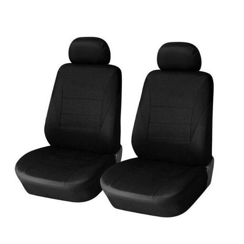 5PCS Universal Car Seat Covers Front Rear Back Head Rest Full Set