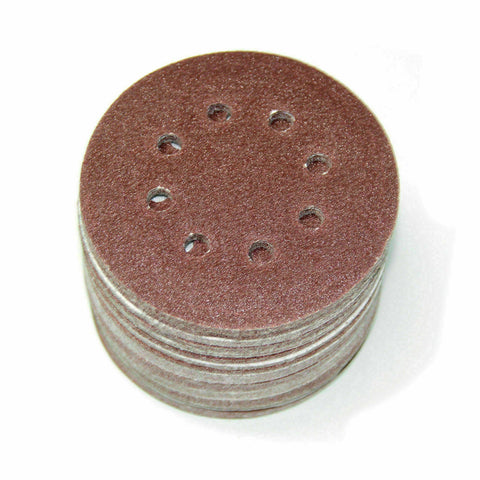 150pcs 125mm 5" Sanding Discs 60 80 100 120 240 Mixed Grit Orbital Sander Pads