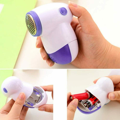 Portable Electric Cloth Lint Fuzz Shaver Fabrics Sweaters Pill Fluff Remover