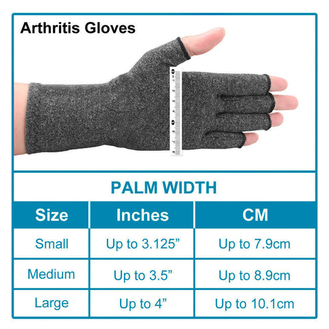 Compression Joint Finger Pain Arthritis Gloves Relief Hand Wrist Support Brace