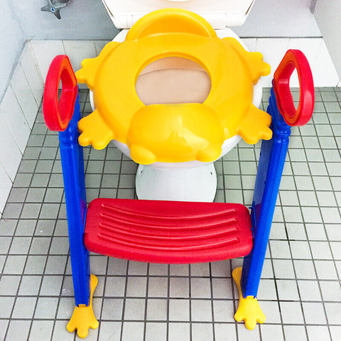Kids Toilet Ladder Baby Toddler Training Toilet Step Potty Seat Non Slip Trainer