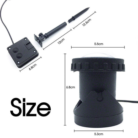 Solar Powered 6 LED Outdoor Garden Landscape Yard Spot Light Lawn Lamp Spotlight