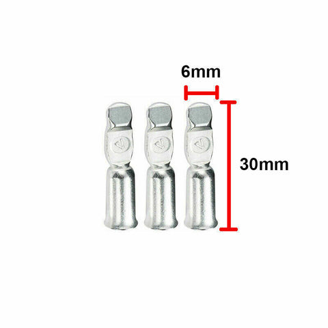 20Pcs 50 Amp Copper Terminals Connector For 50a Anderson Style Plugs Contacts AU