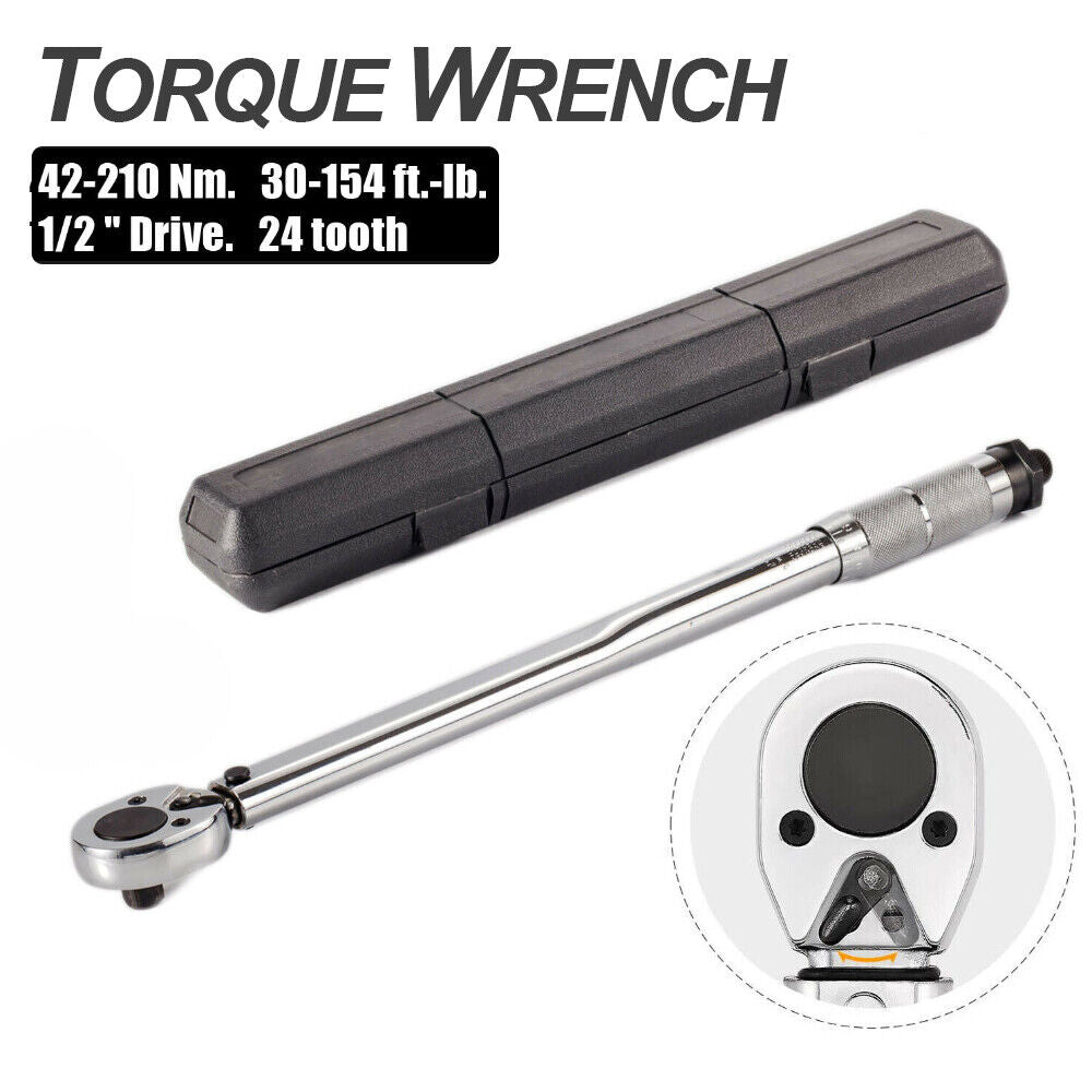 1/2 inch Drive Click Torque Wrench (42-210 Nm)