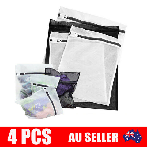 4PCS NEW Mesh Washing Bag Pack Laundry Bags Lingerie Delicate clothes Wash Bags