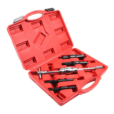 5 PC Inner Pilot Bearing Puller Tool Set Kit Remover Blind Internal Slide Hammer