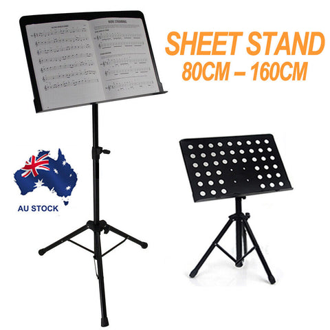 Heavy Duty Large Metal Adjustable Music Conductor Folding Music Sheet Stand AU