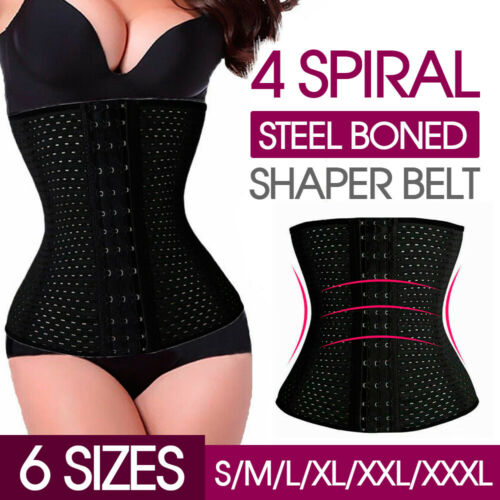 Women Corset Tummy Girdle Belt Body Waist Trainer Shaper Training Corset Trimmer