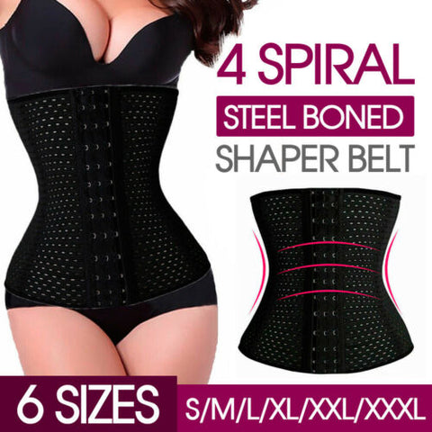 Women Corset Tummy Girdle Belt Body Waist Trainer Shaper Training Corset Trimmer