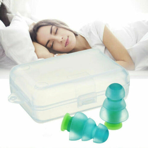 Silicone Ear plugs 25db Earplugs Sleeping Snore Shooting Work Noise Cancelling