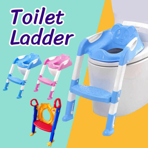 Kids Toilet Ladder Baby Toddler Training Toilet Step Potty Seat Non Slip Trainer