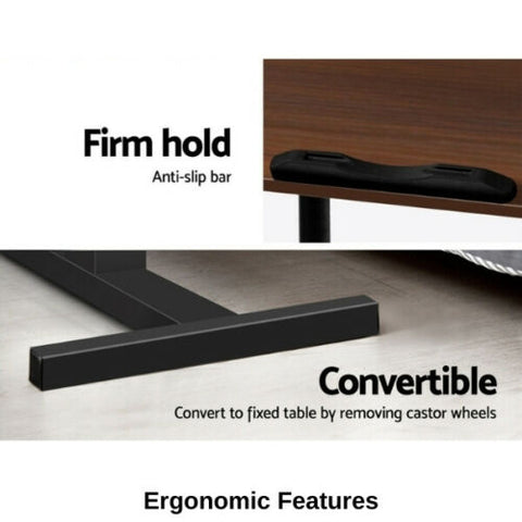 Laptop Desk Portable Mobile Computer Table Stand Adjustable Bed Study