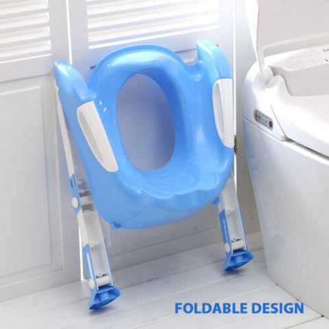 Kids Toilet Ladder Baby Toddler Training Toilet Step Potty Seat Non Slip Trainer