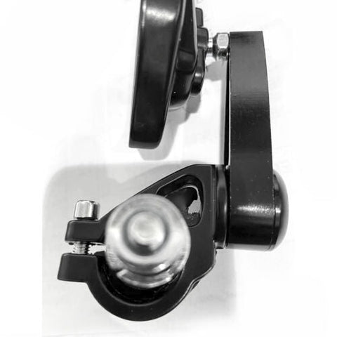 Universal Motorcycle bike Bar End Rear Side View Mirrors Cafe Racer Black 7/8"