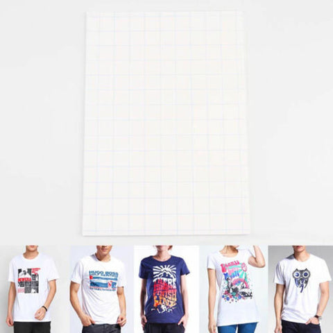 5/10/20/50/100 sheets A4 Iron Heat Transfer Paper For The Dark Cotton T-shirt
