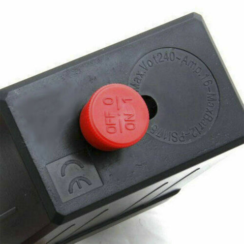 90-120 PSI Air Compressor Pressure Switch Control Valve Heavy Duty