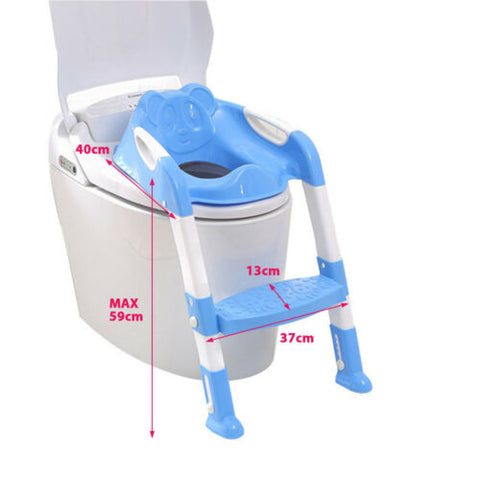 Kids Toilet Ladder Baby Toddler Training Toilet Step Potty Seat Non Slip Trainer