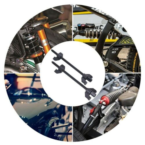 2x Coil Spring Compressor 380MM Heavy Duty Car Truck Auto Clamp Tool Black