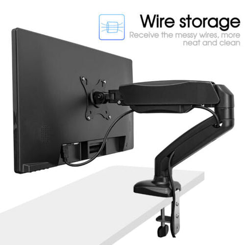 Monitor Stand Arm Desk Mount Single 13-27''LED TV Screen Holder Bracket AU