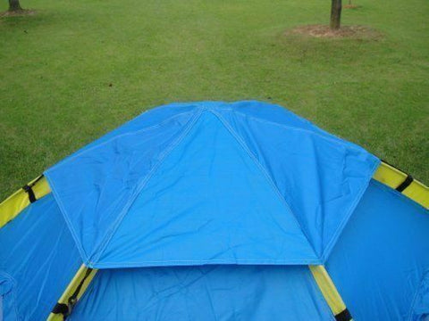 6 PERSON INSTANT POP UP T CAMPING TENT EASY SETS HIKING CAMPING OUTDOOR BLUE CAMO