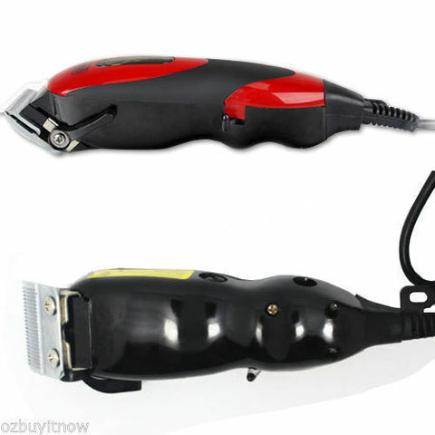 Cat Animal Hair Grooming Trimmer Electric Dog Pet Clipper Kit Blade Comb Set