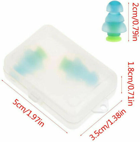Silicone Ear plugs 25db Earplugs Sleeping Snore Shooting Work Noise Cancelling