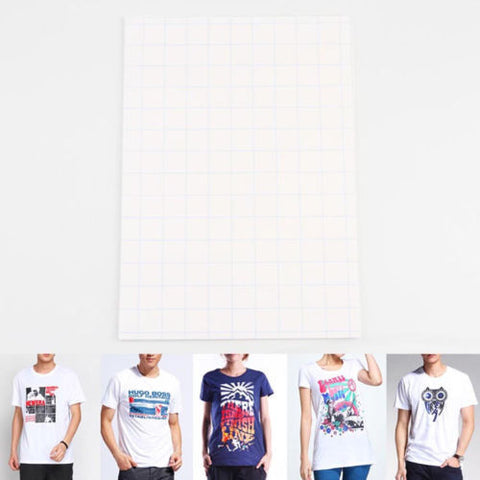5/10/20/50/100 sheets A4 Iron Heat Transfer Paper For The Light Cotton T-shirt