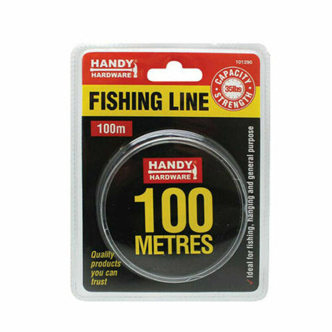 NEW 100M Transparent Fishing Nylon Fish Line Clear Heavy Duty Meter