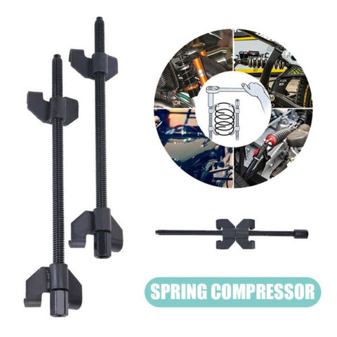 2x Coil Spring Compressor 380MM Heavy Duty Car Truck Auto Clamp Tool Black