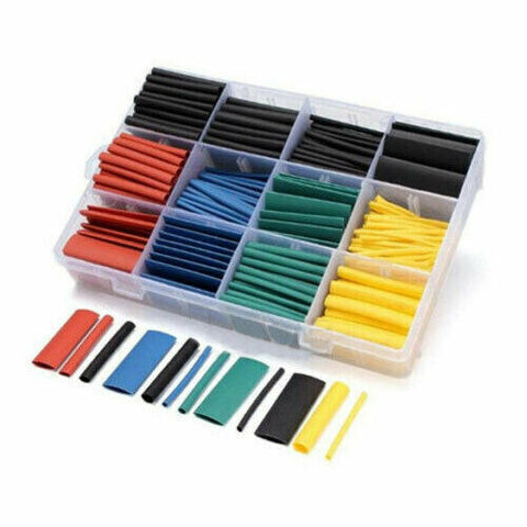 Heat Shrink Tubing Tube Assortment Wire Cable Insulation Sleeving Set AU