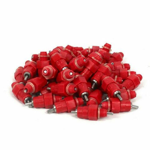 10x Water Nipple Valves Auto Drinker Waterer Feeder Poultry Chicken Duck Bird