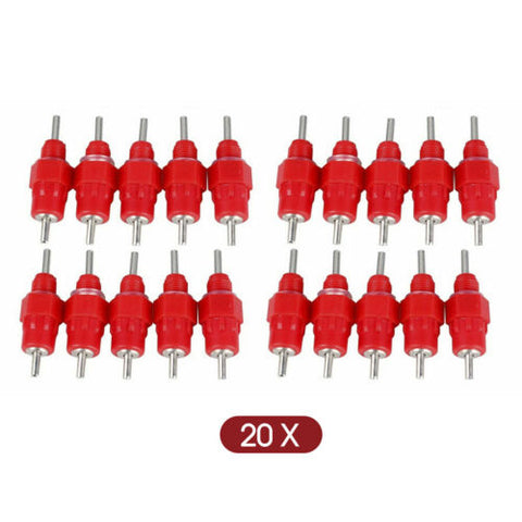 10x Water Nipple Valves Auto Drinker Waterer Feeder Poultry Chicken Duck Bird