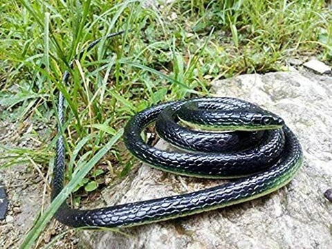 1.3M Rubber Snakes Realistic Trick Simulation Whimsy Fake Garden Pretend Toy AU
