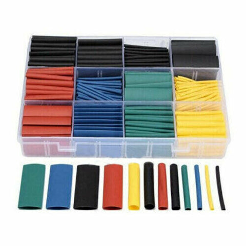 Heat Shrink Tubing Tube Assortment Wire Cable Insulation Sleeving Set AU