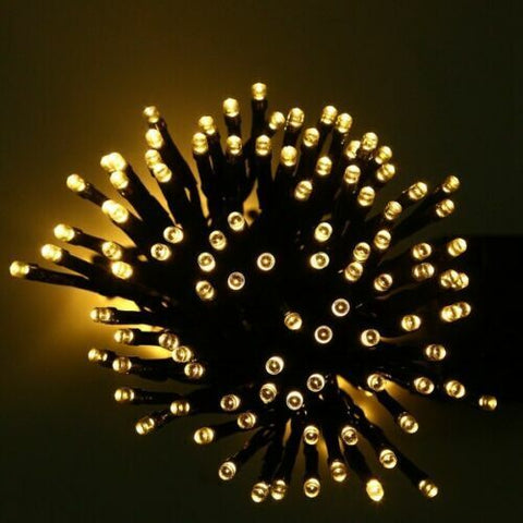 100/200/500 LED Solar Fairy String Lights Outdoor Garden Christmas Party Decor