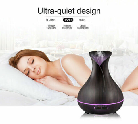 550ml Aroma Aromatherapy Diffuser LED Oil Ultrasonic Air Humidifier Purifier
