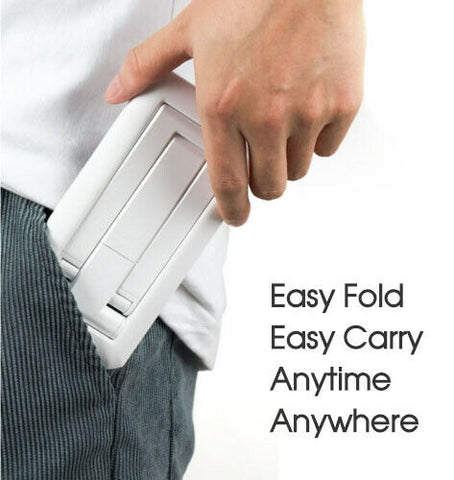 Universal Foldable Adjustable Desk Stand Holder For Mobile Phone Tablet