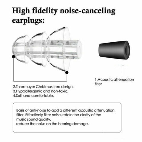 Silicone Ear plugs 25db Earplugs Sleeping Snore Shooting Work Noise Cancelling