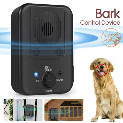 Anti Bark Device Ultrasonic Dogs Barking Control Stop Repeller Outdoor & Indoor
