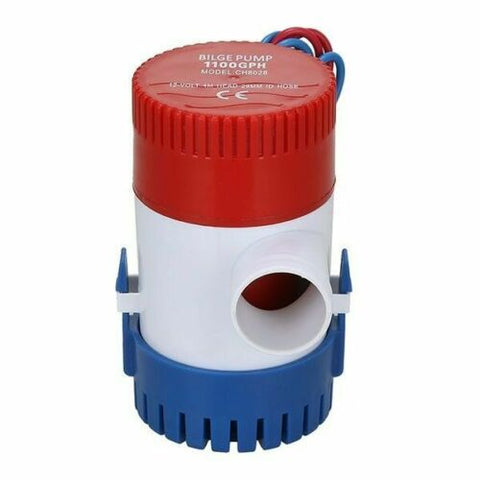12V 1100GPH Submersible Bilge Water Pump Fishing Boat Caravan Campervan Camping