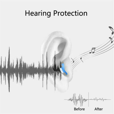 Silicone Ear plugs 25db Earplugs Sleeping Snore Shooting Work Noise Cancelling