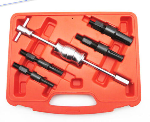 5 PC Inner Pilot Bearing Puller Tool Set Kit Remover Blind Internal Slide Hammer