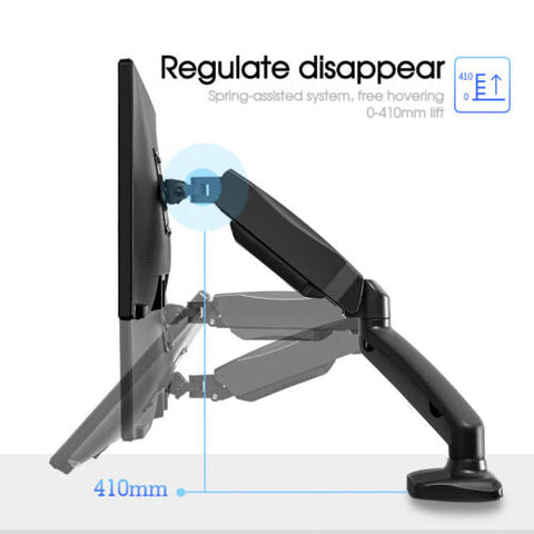 Monitor Stand Arm Desk Mount Single 13-27''LED TV Screen Holder Bracket AU