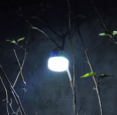 Portable Rechargeable LED Solar Camping Light Lantern Outdoor Tent Lamp USB