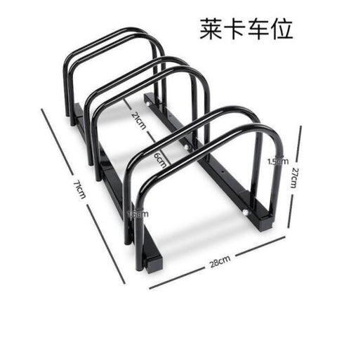 3 – 6 Bike Floor Parking Rack Instant Storage Stand Bicycle Cycling Portable