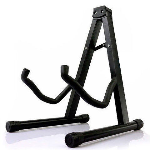 Folding Guitar Stand Floor Rack Electric Acoustic Bass Gig Holder AU