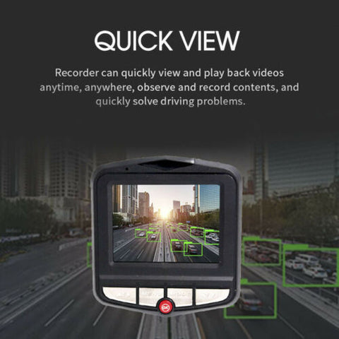 Mini 1080P HD LCD Car Dash Camera Video DVR Cam Recorder Night Vision + G-sensor